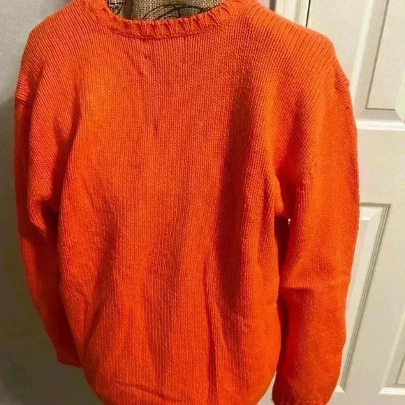 NWOT- Orange Men’s hunt club 100% cotton sweater size medium 🩷 - Picture 2 of 5